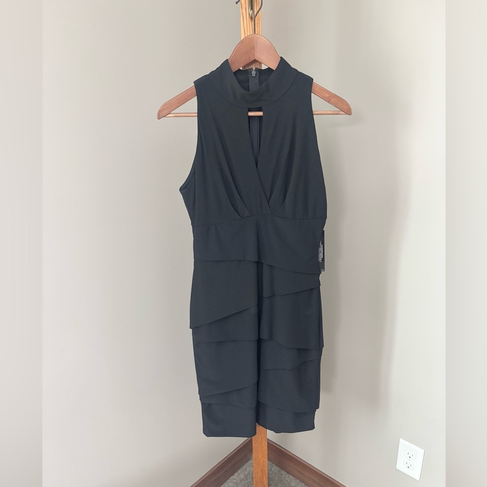 WHBM Elegant Black Sleeveless Dress- NWT